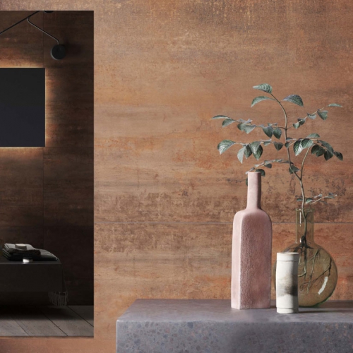 德瓦多清水模鏽磚-鏽棕