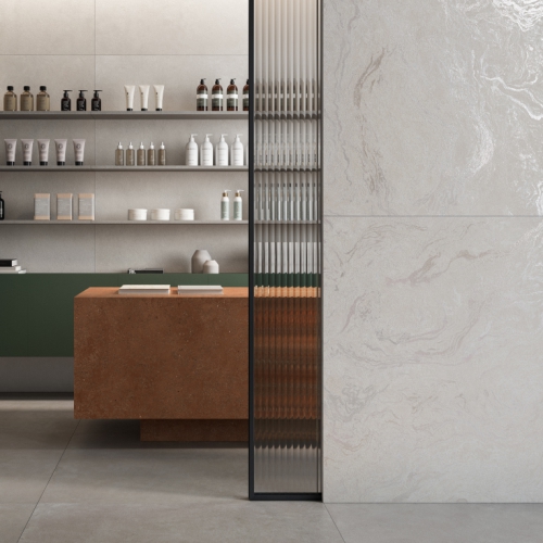 拉塞瓦清水模花磚-清水灰